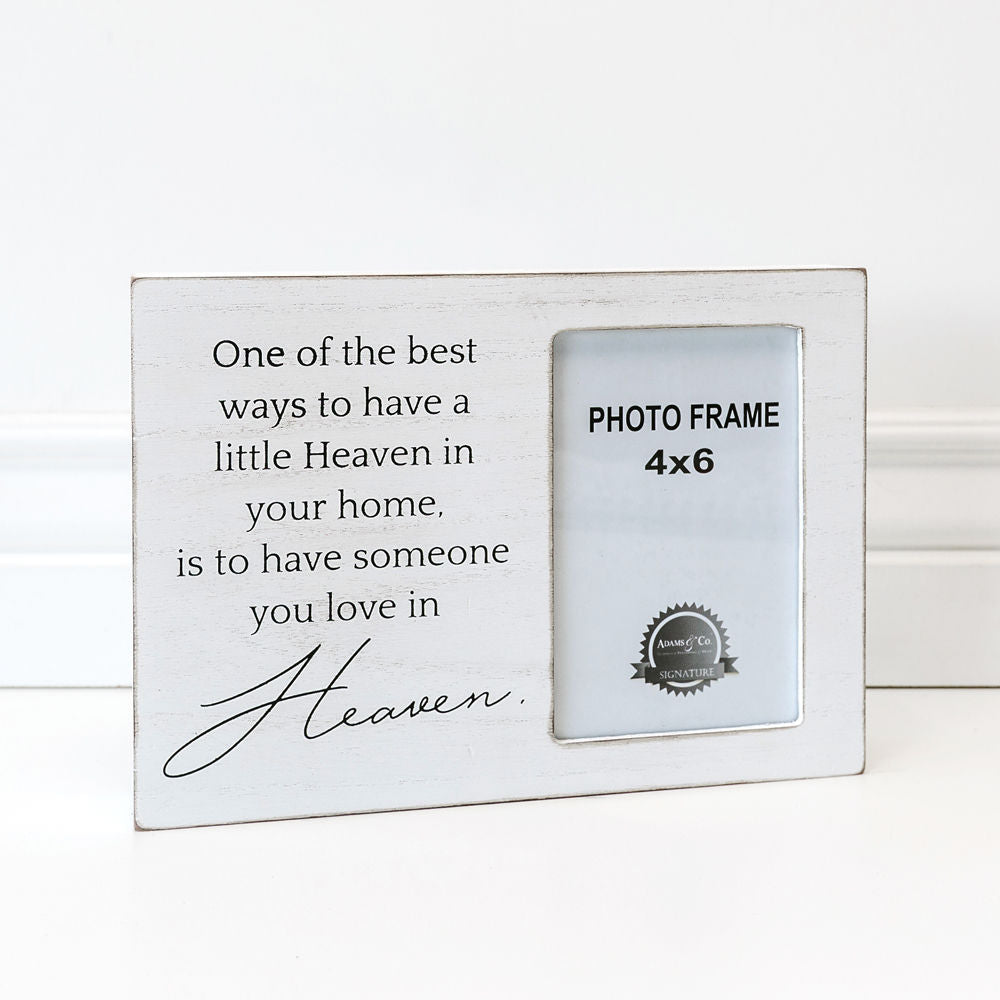 "...Someone You Love in Heaven" Wood Photo Frame