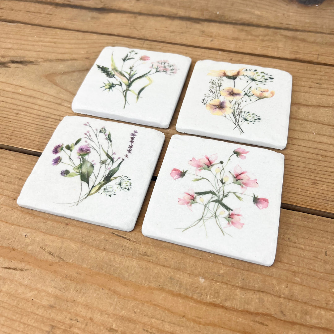 Floral Coasters