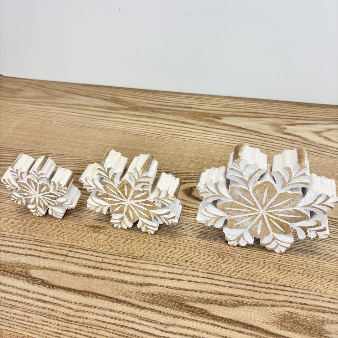 Carved Snowflake - 3 Sizes