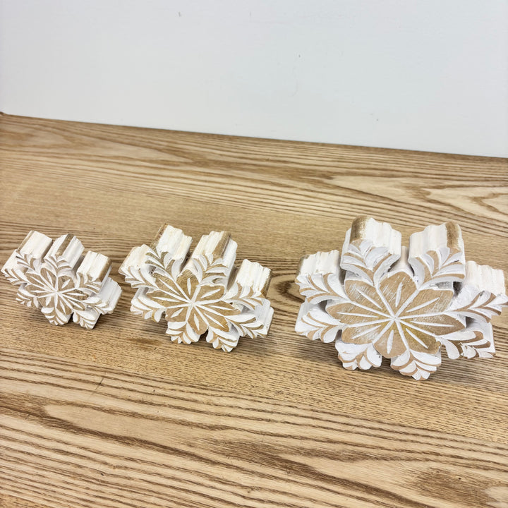 Carved Snowflake - 3 Sizes