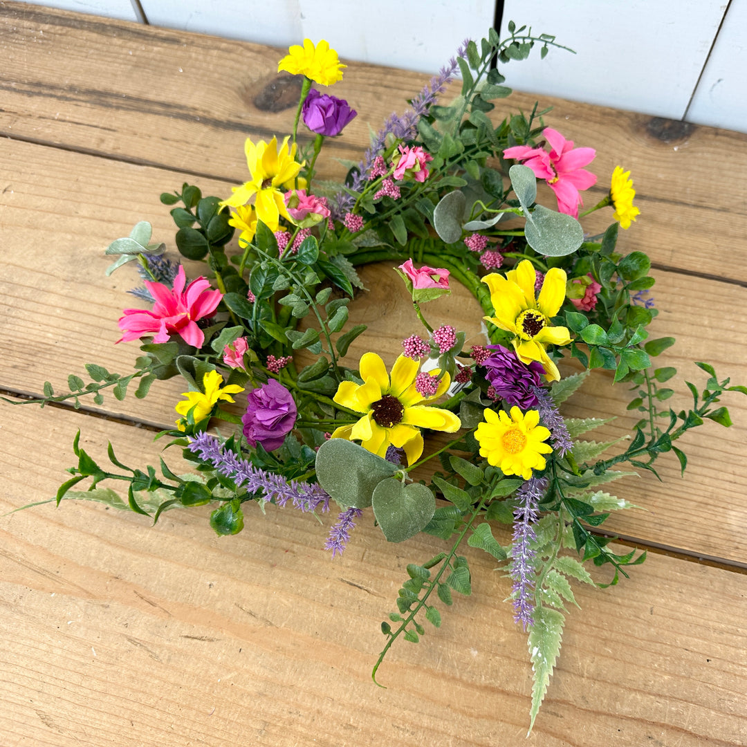 4.5" Wildflower Candle Ring