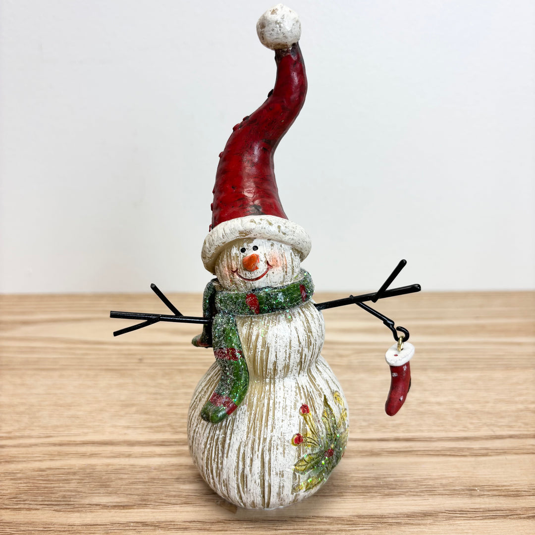 Resin Snowman Figurine - 4 Styles