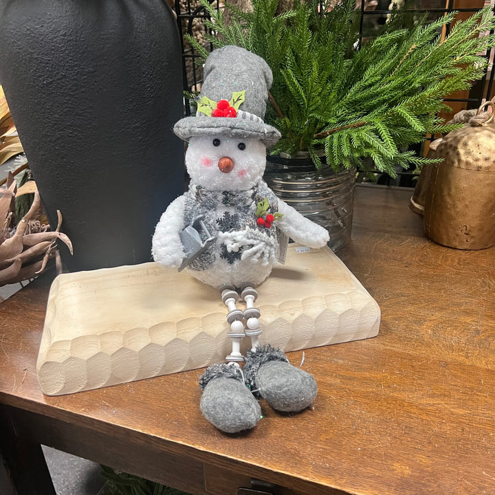 Gray and White Snowmen