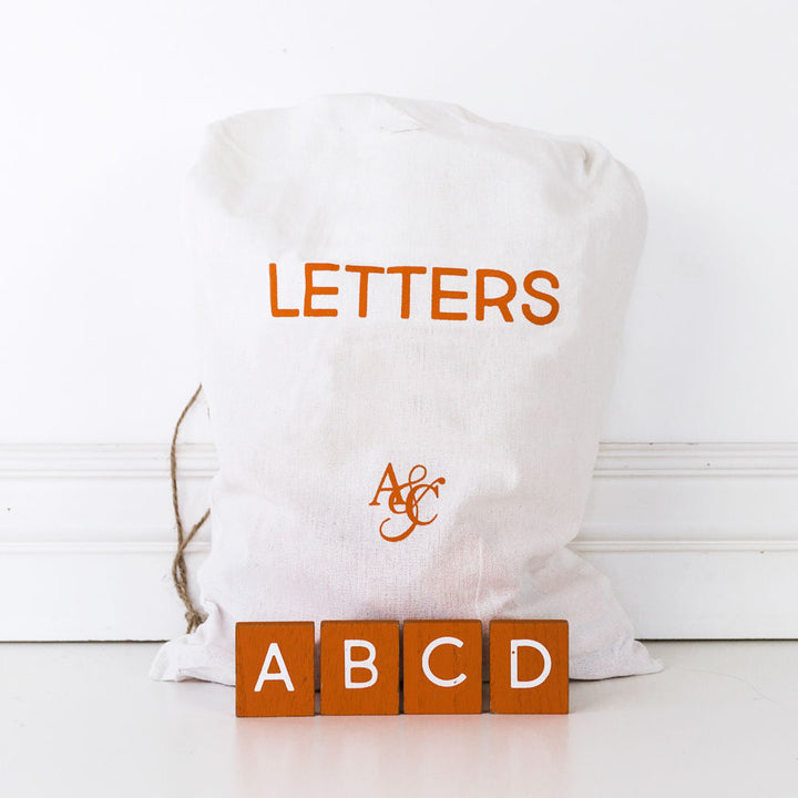 Letter Tiles, Bag of 70, 3 Colors