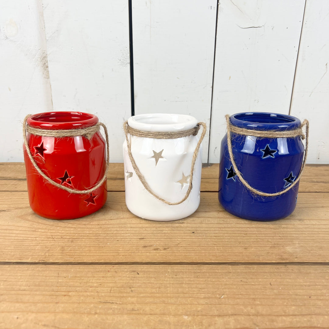 Americana Lanterns Set of 3