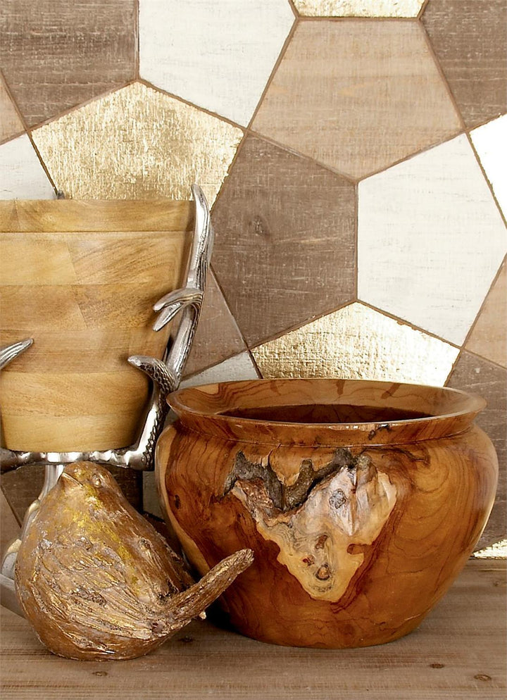 Teak Wood Vases