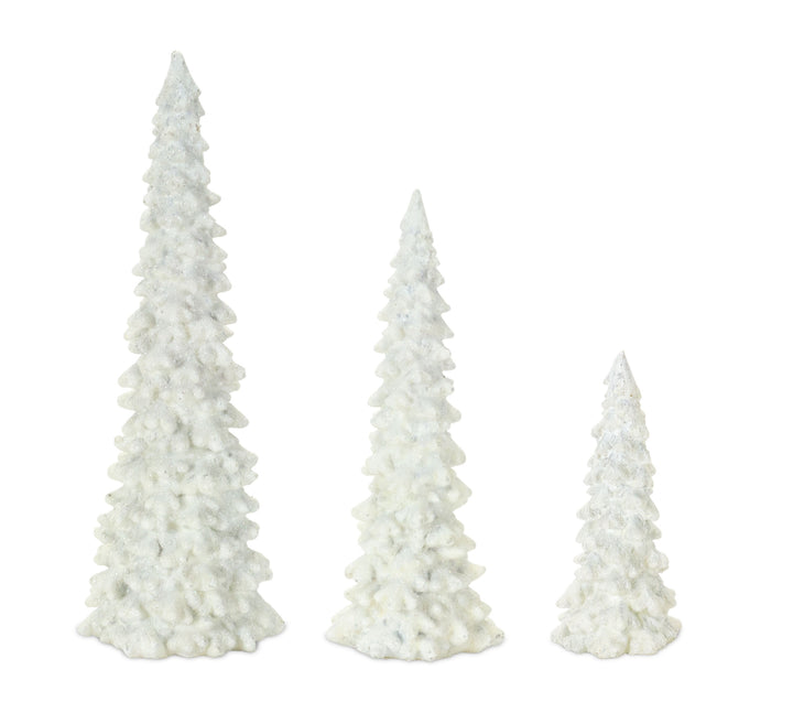 Glitter Resin Tree Trios - 3 Colors