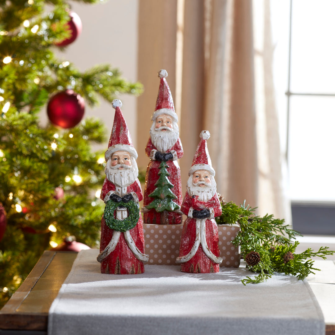 Santa Figurine, 3 styles available