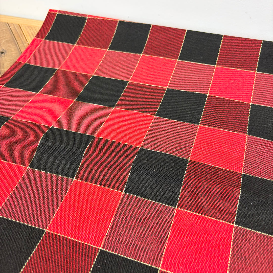 Festive Plaid Table Runner