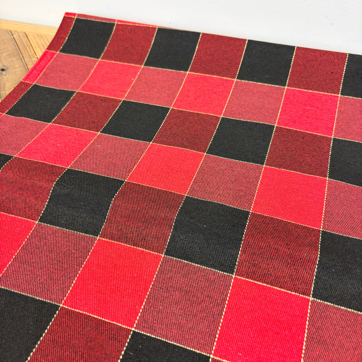 Festive Plaid Table Runner