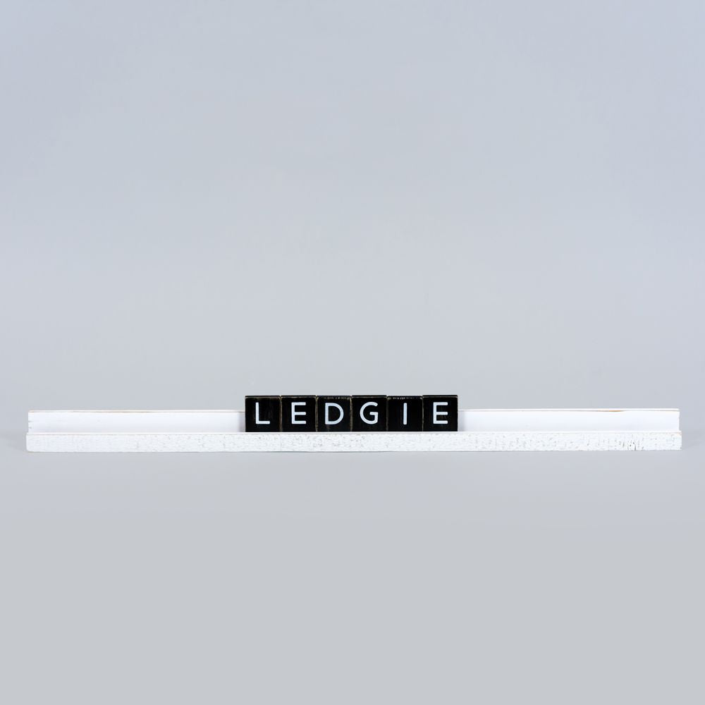 28" Wooden Ledgie for Letter Board Letters