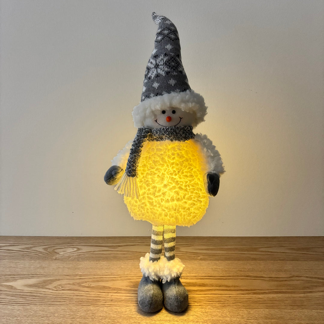 Lighted Standing Snowman