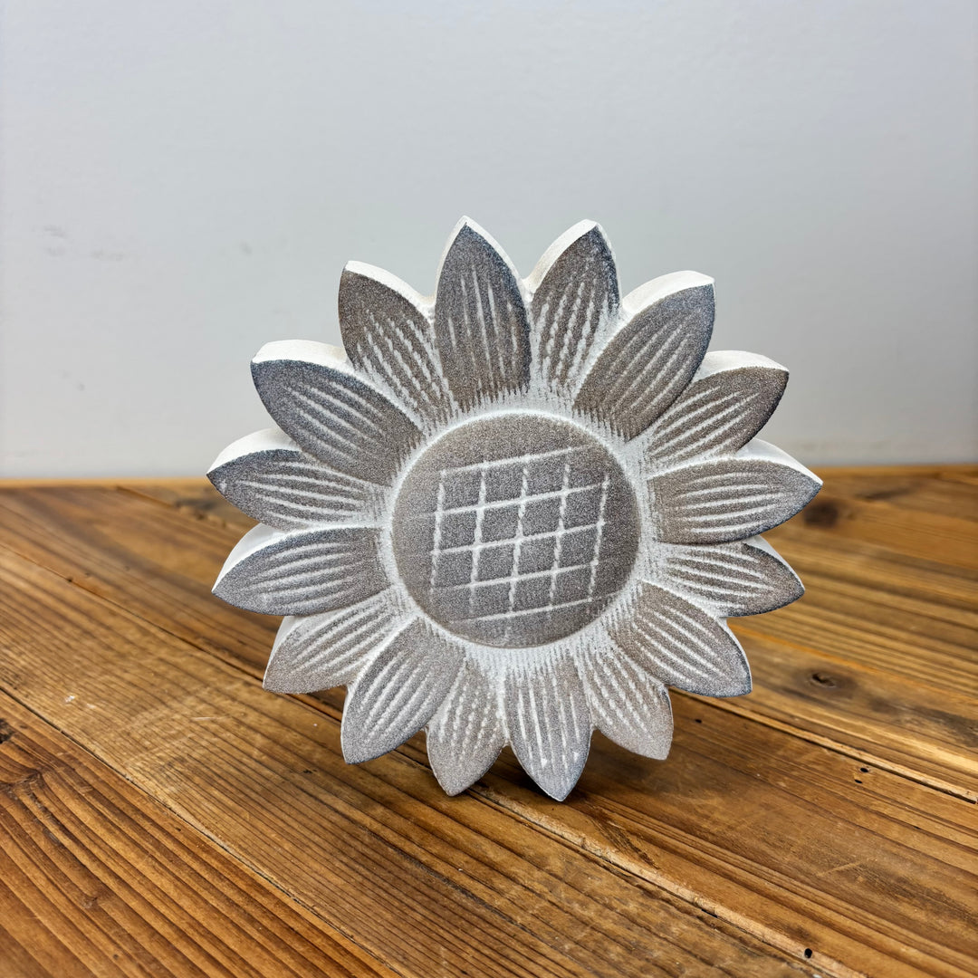 Carved Wood Blooms - 3 Styles