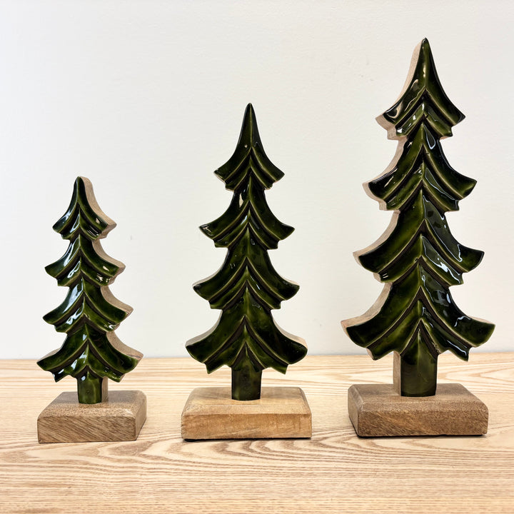 Green Mango Wood Tree - 3 Sizes