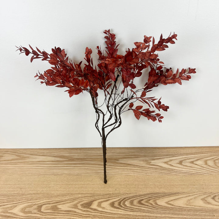 Red Mini Leaves Bush