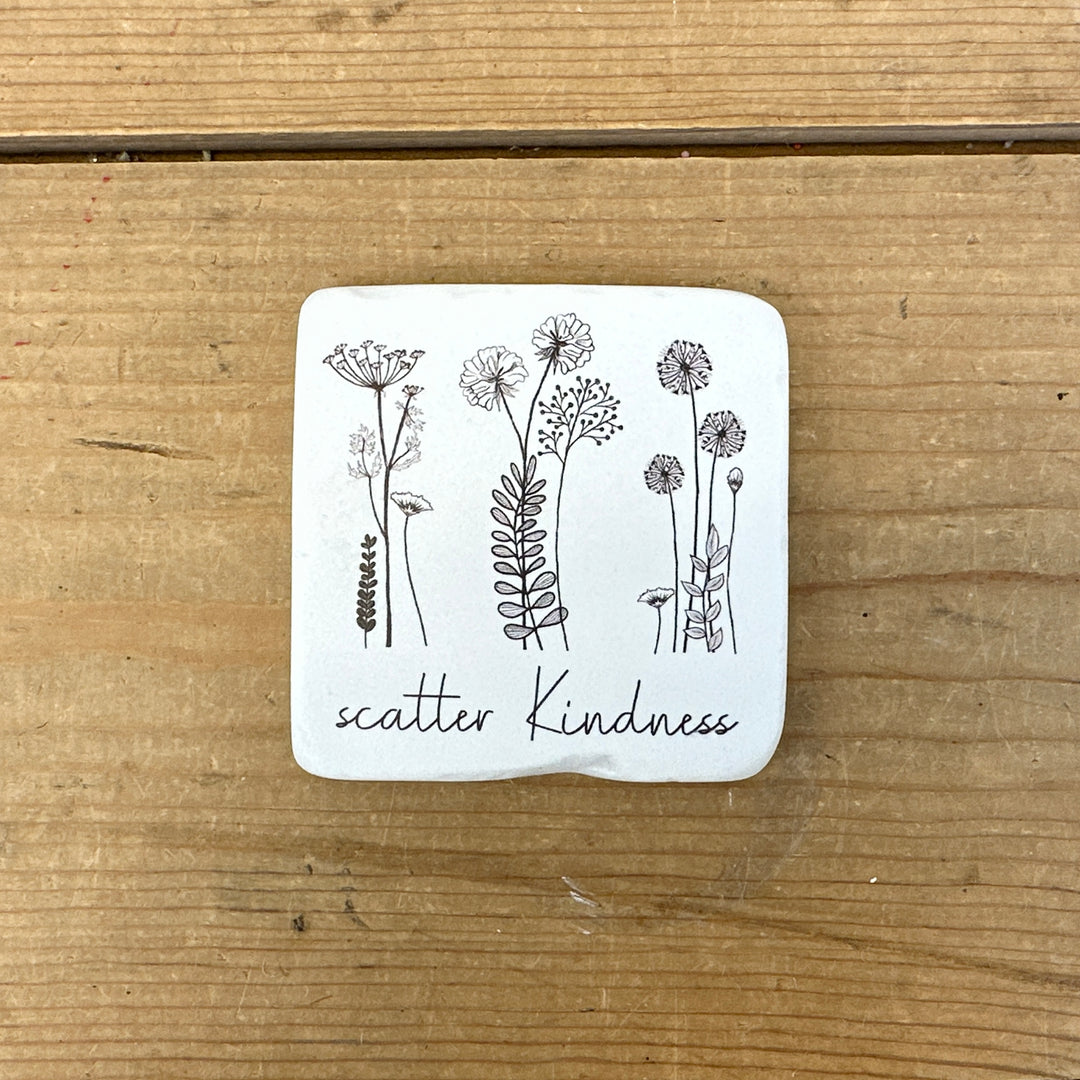 Decorative White Coasters