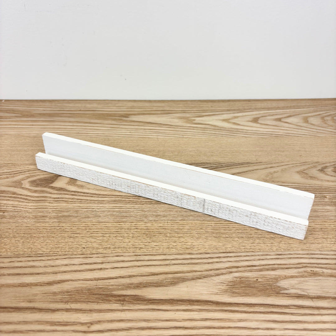 12" Wooden Ledgie for Letter Board Letters
