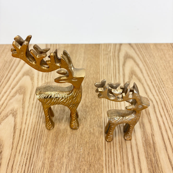 Gold Aluminum Deer - 2 Sizes