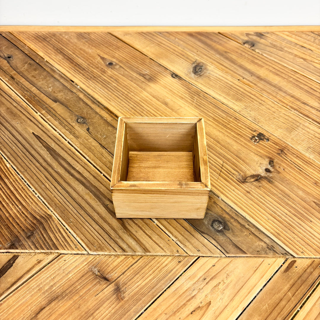Natural Wood Organization Boxes