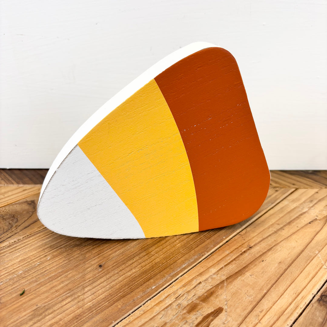 Candy Corn Reversible Wood Cut Out