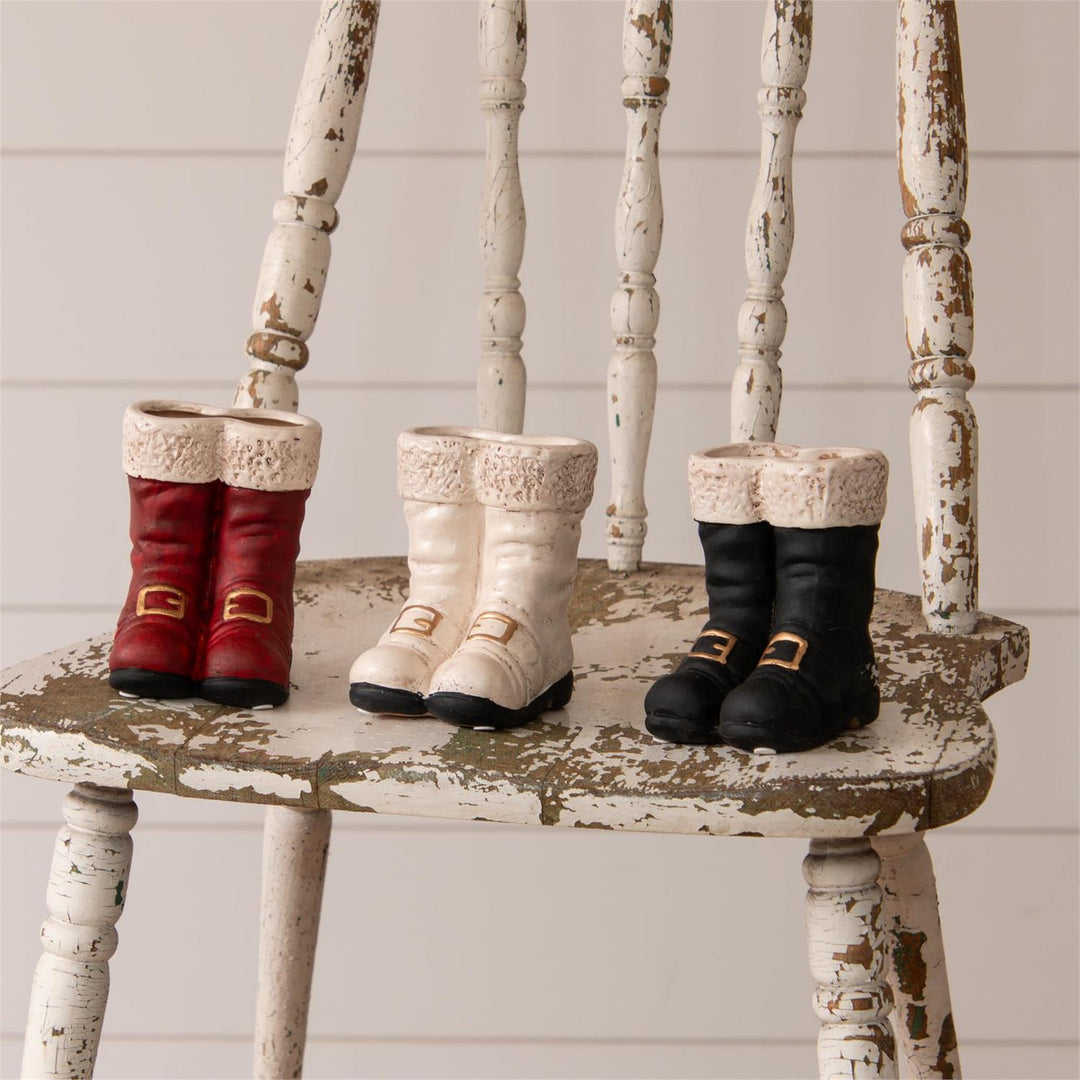 Mini Santa's Boots Vases