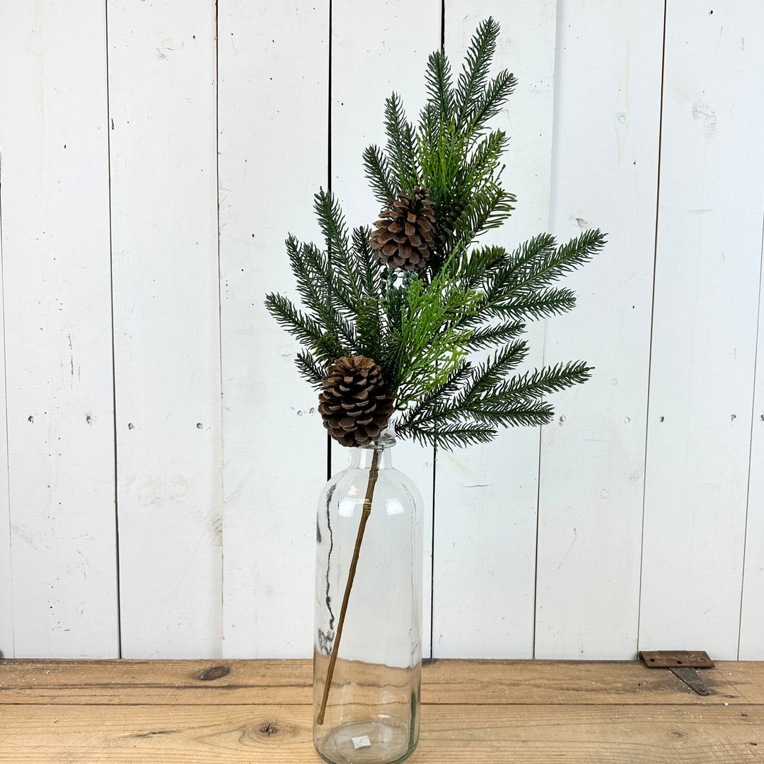 Mixed Pine with Pinecone Accent Collection