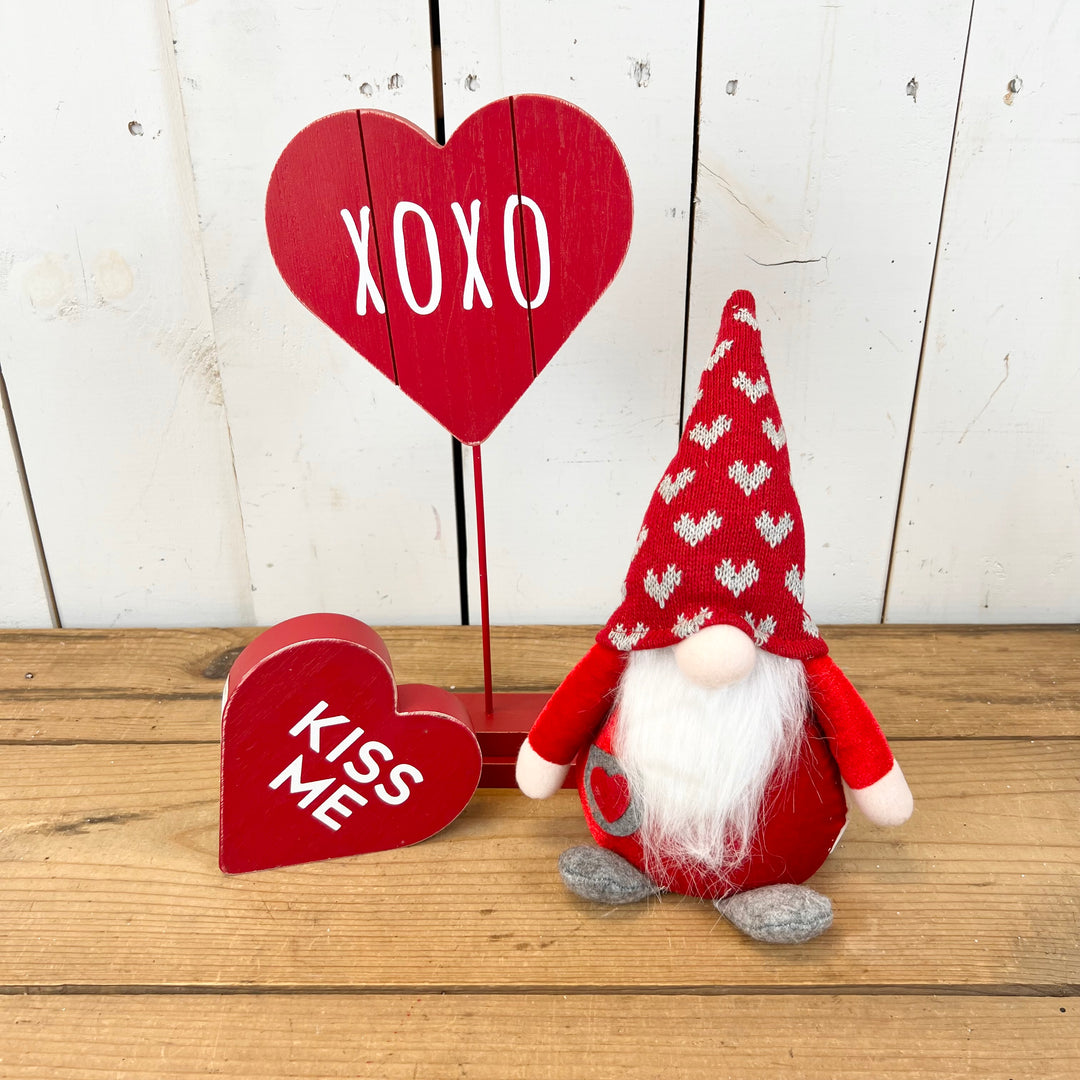 Valentine’s Day Wooden Heart on Stand