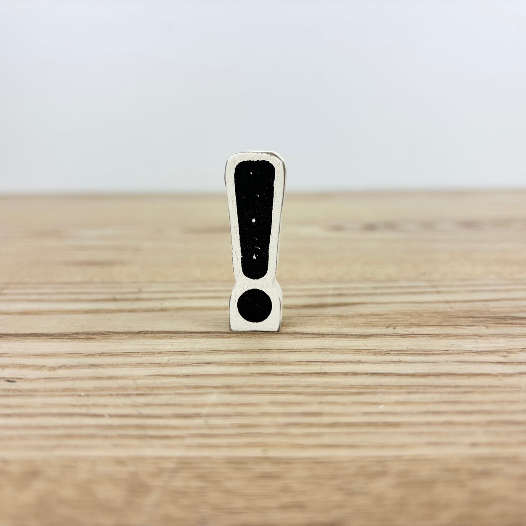 Stylized Symbols and Emojis Decorative Wooden Shapes