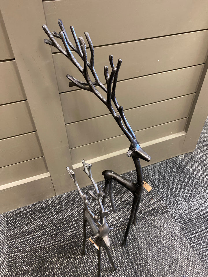 Tall Metal Deer Set