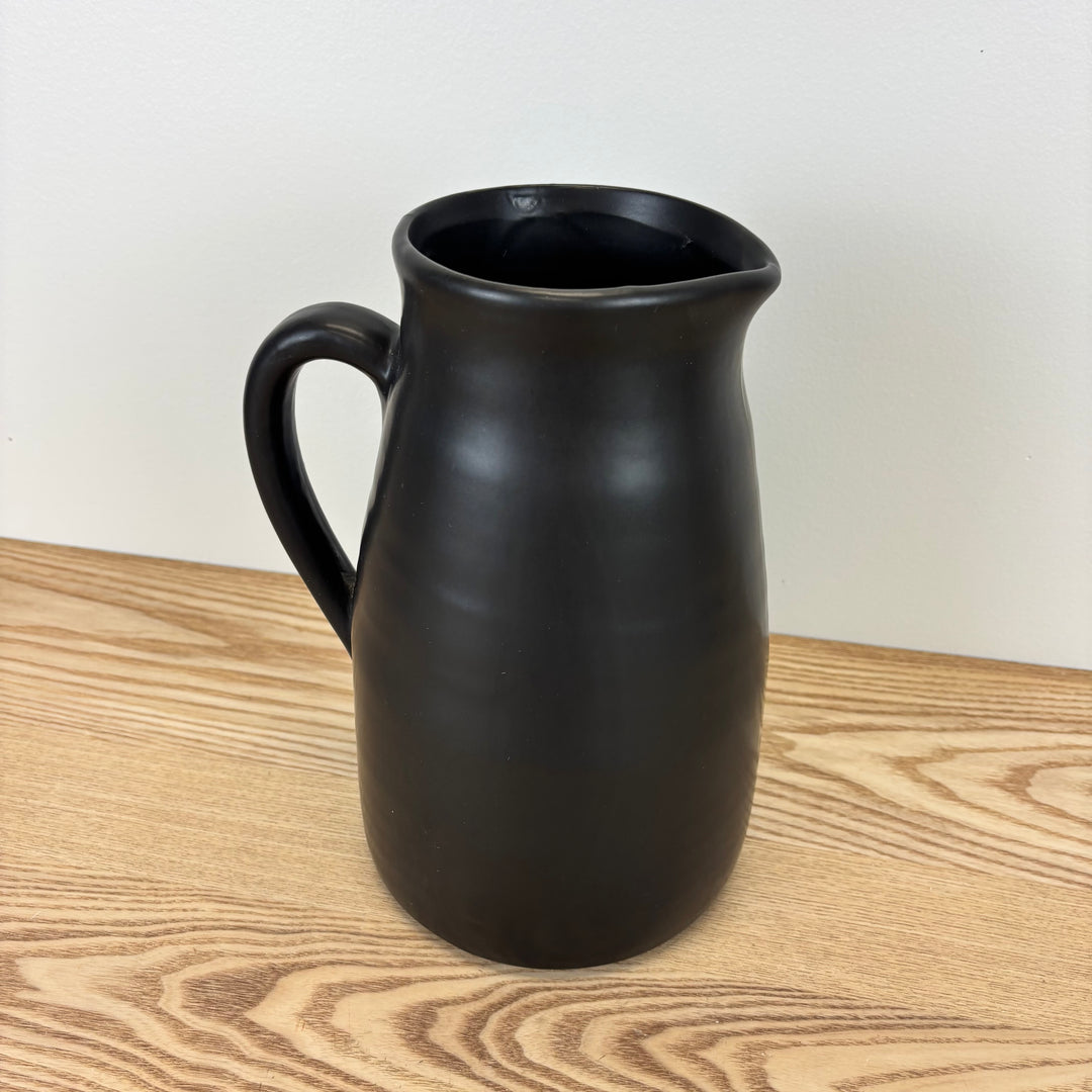 Matte Black Pitcher