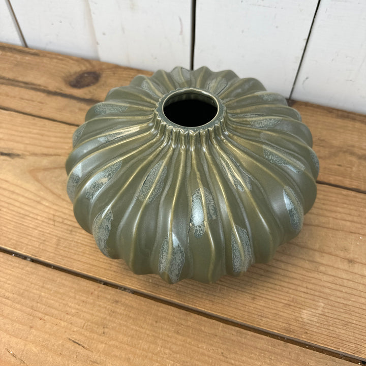 Green Circle Vase