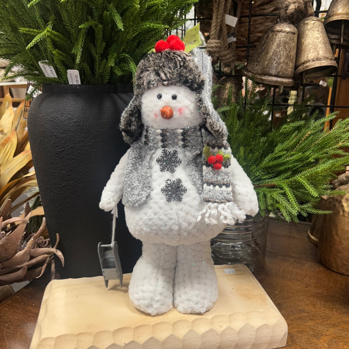 Gray and White Snowmen