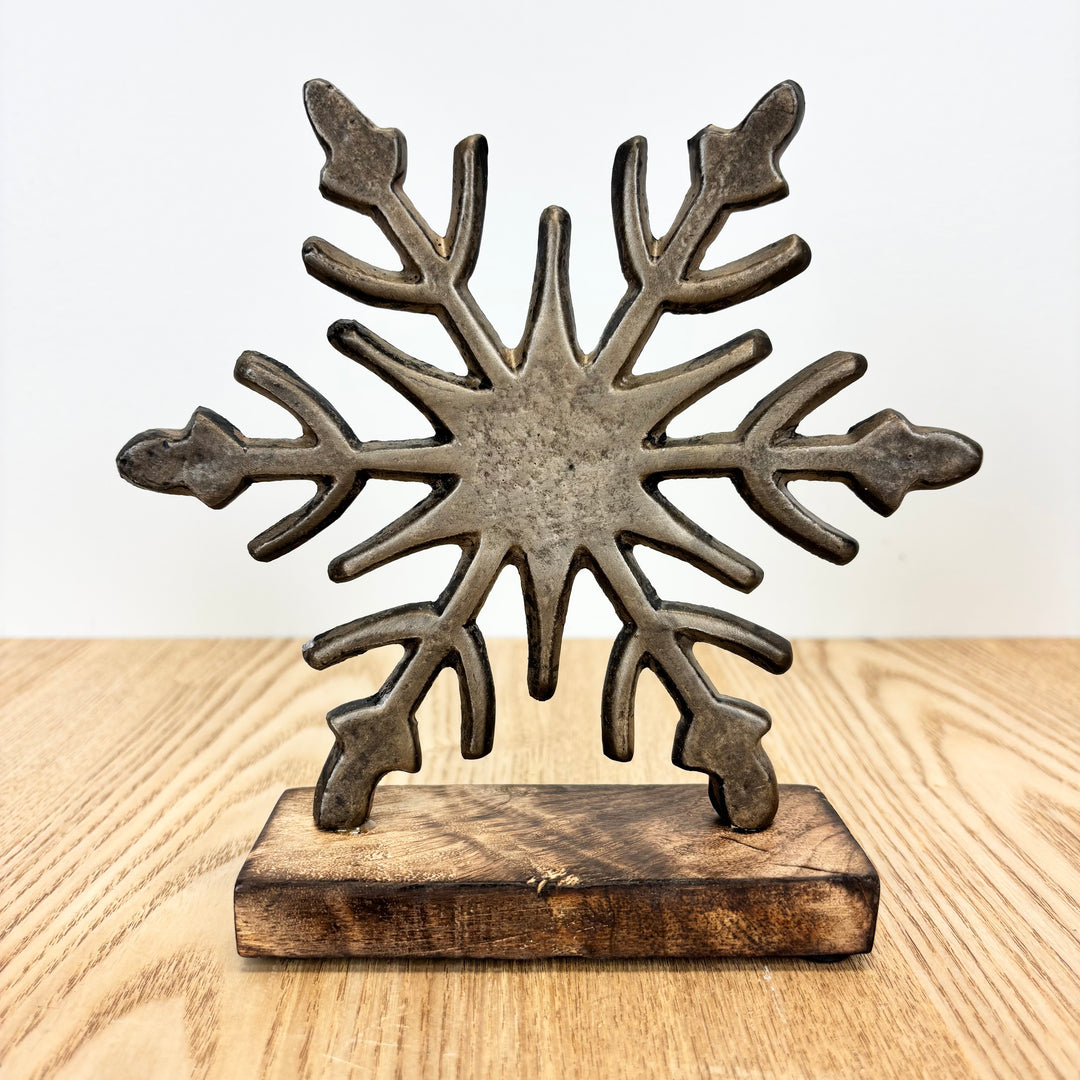 Cast Aluminum Snowflake - 3 Sizes