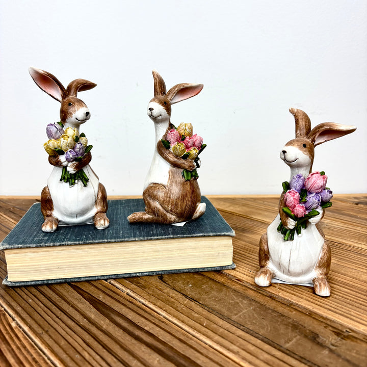 Easter Bunny with Tulips - 3 Styles