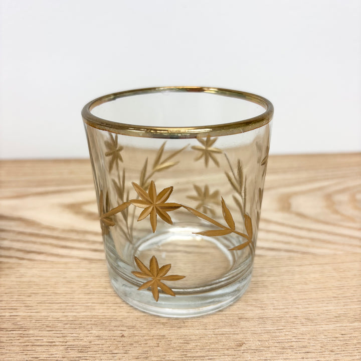 Hand-Painted Etched Glass Tealight/Votive Holder - 4 Styles
