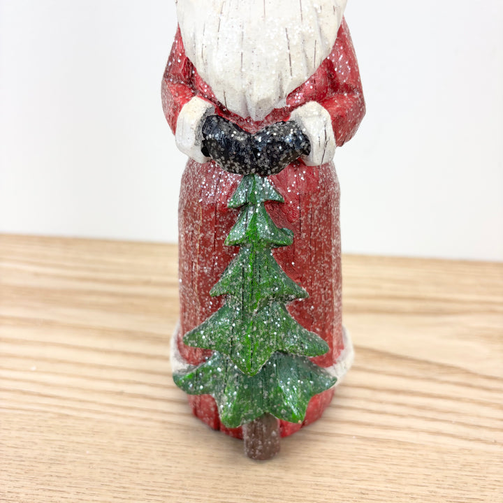 Set of 3 Resin Santas