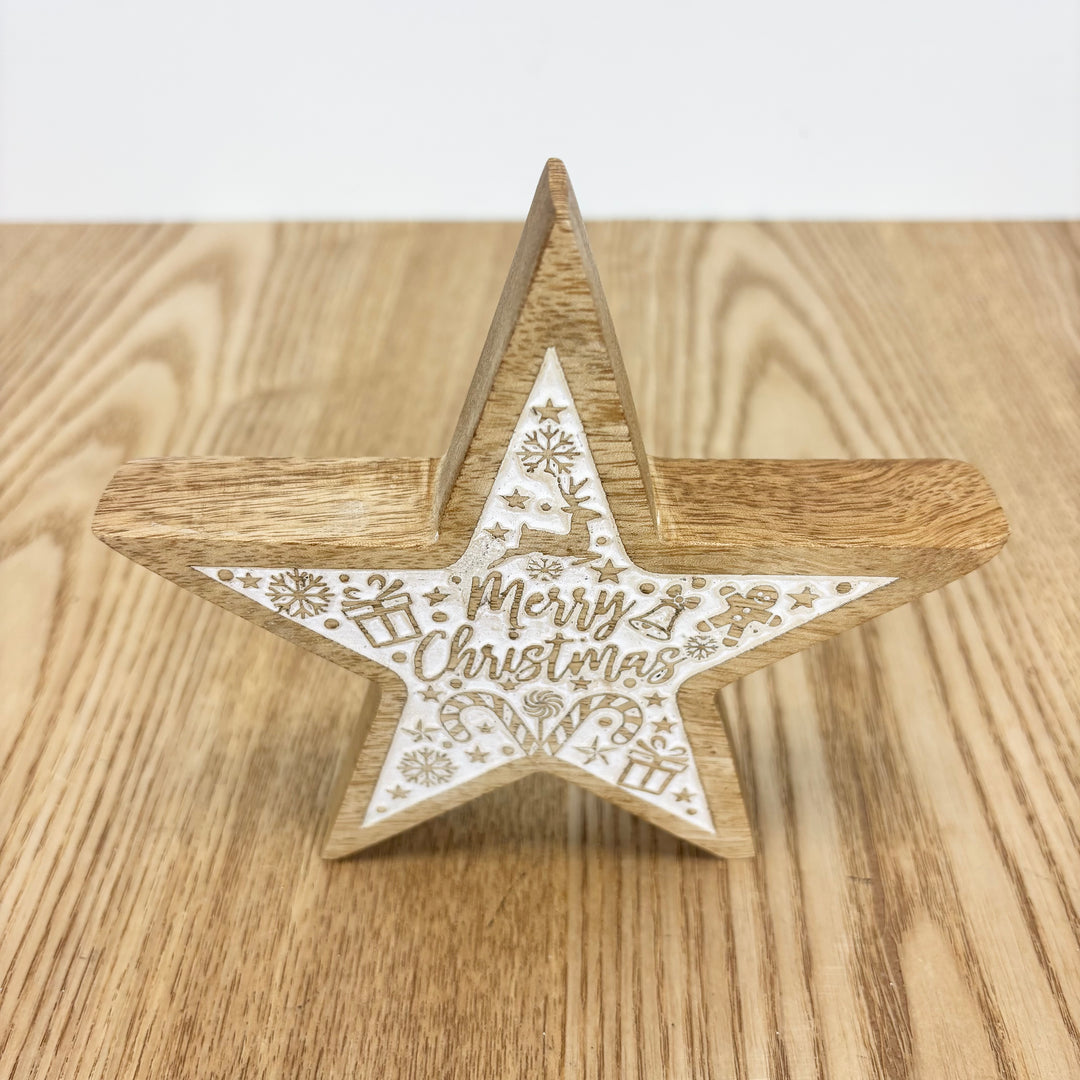 Mango Wood Star