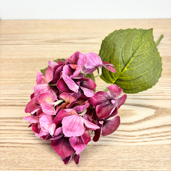 Real Feel Hydrangea Stem - 4 Colors
