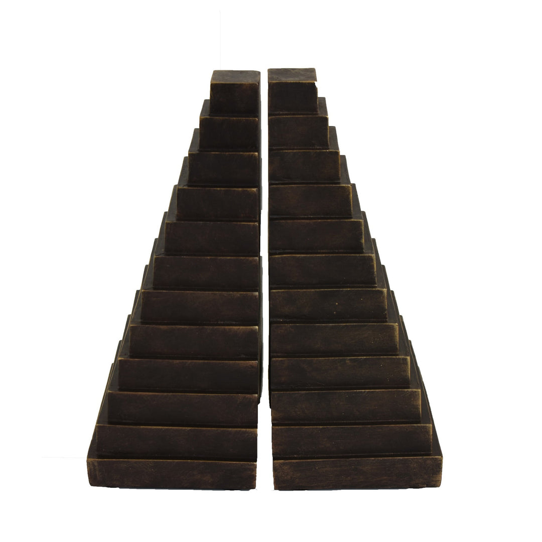 Pyramid Bookend - Set Of 2