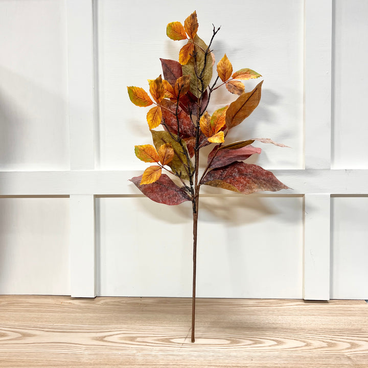 Warm Fall Mixed Leaf Spray