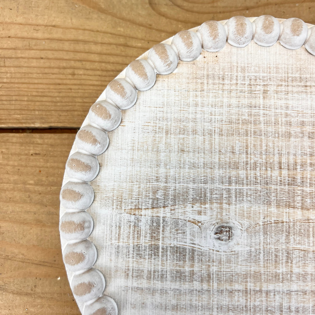 Beaded Distressed Risers