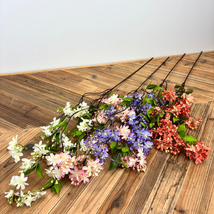 Long Wildflower Spray - 4 Colors