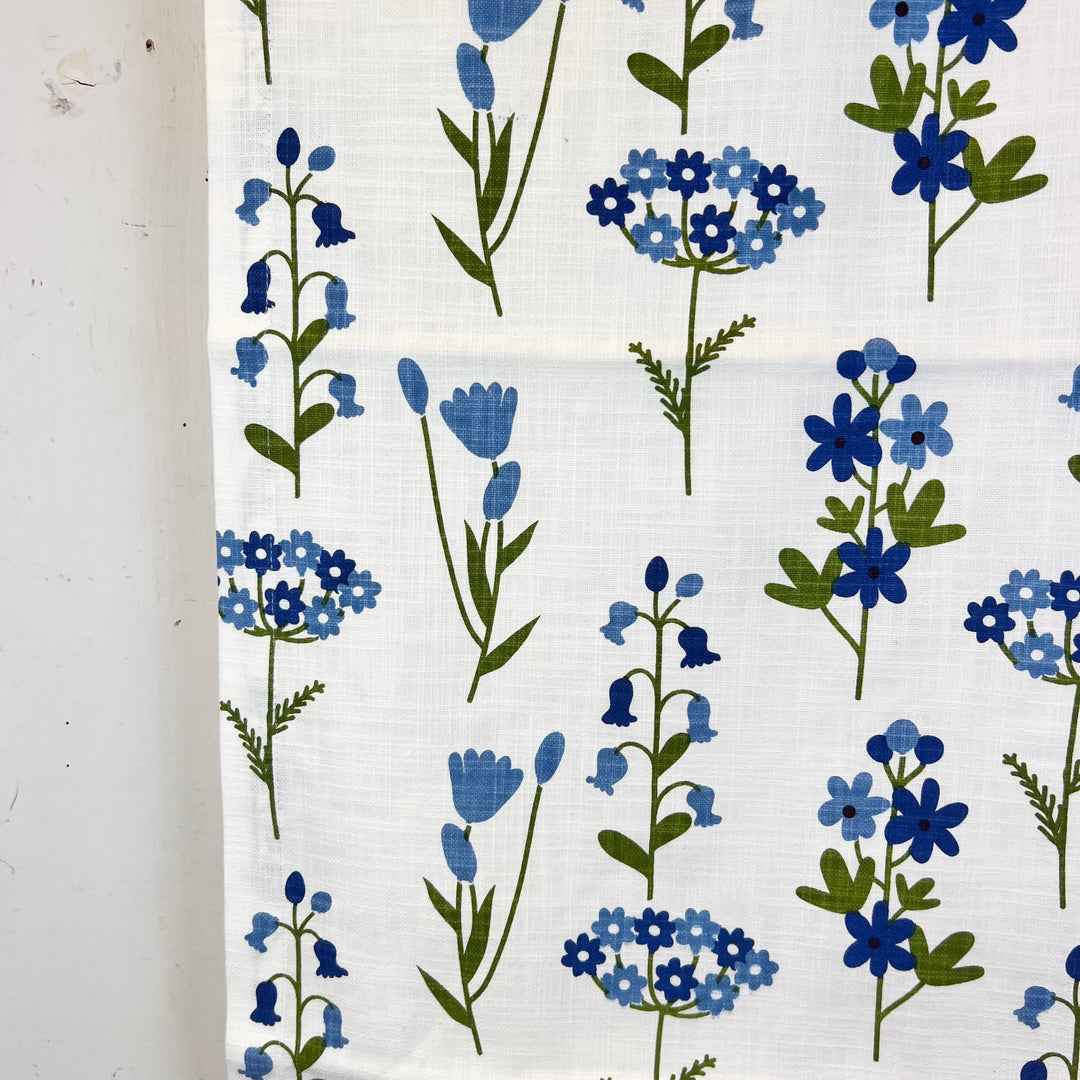 Blue Floral Table Runner