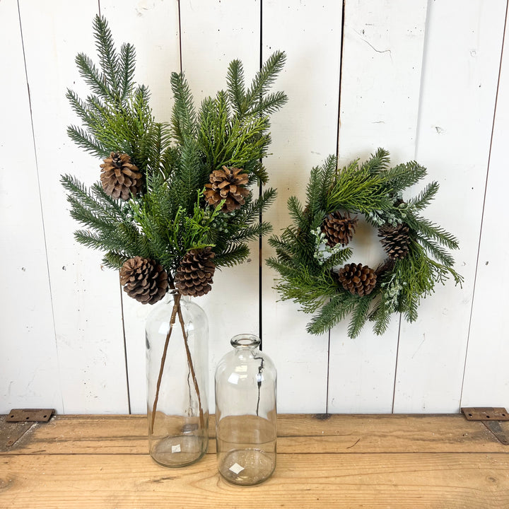 Mixed Pine with Pinecone Accent Collection