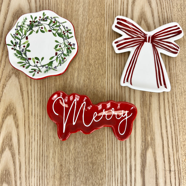 Winter Berries Trinket Dish, 3 styles