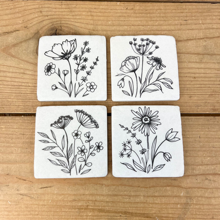 Wildflower Coasters