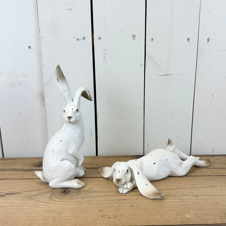 Sitting and Laying Bunny Set of 2