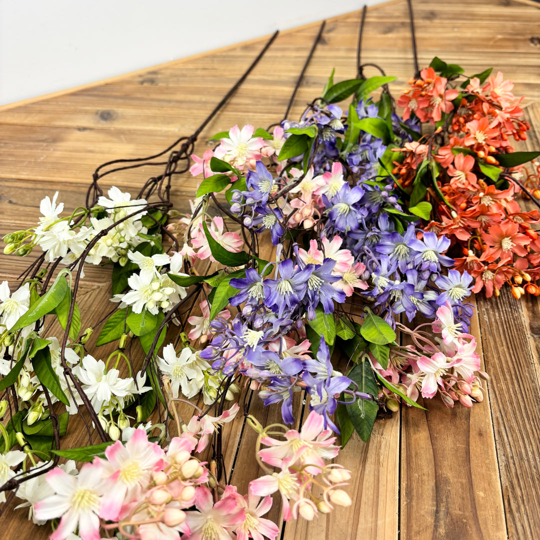 Long Wildflower Spray - 4 Colors