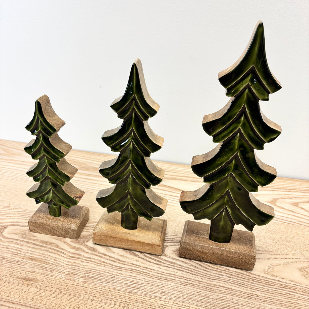 Green Mango Wood Tree - 3 Sizes