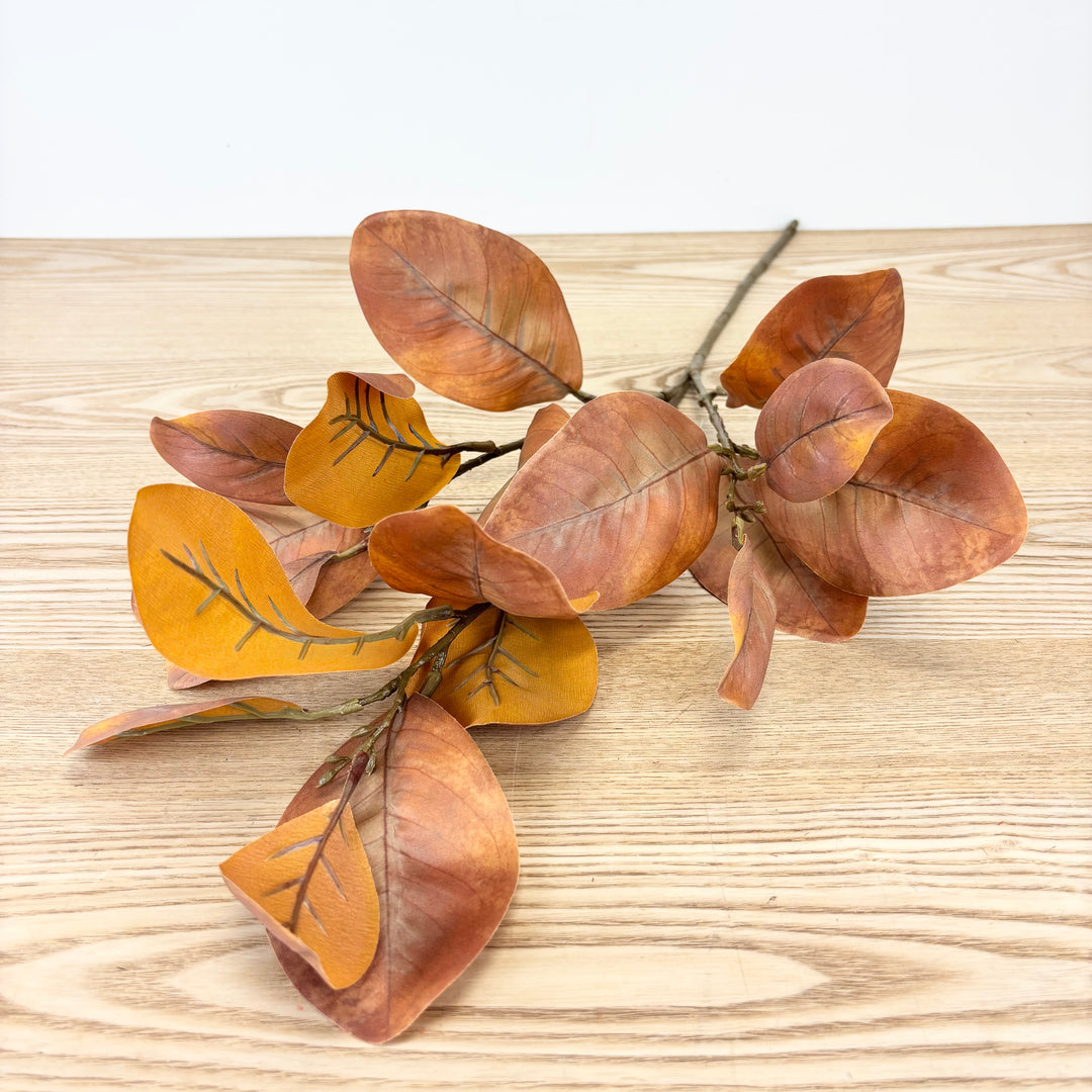 Magnolia Leaf Spray, Light Brown